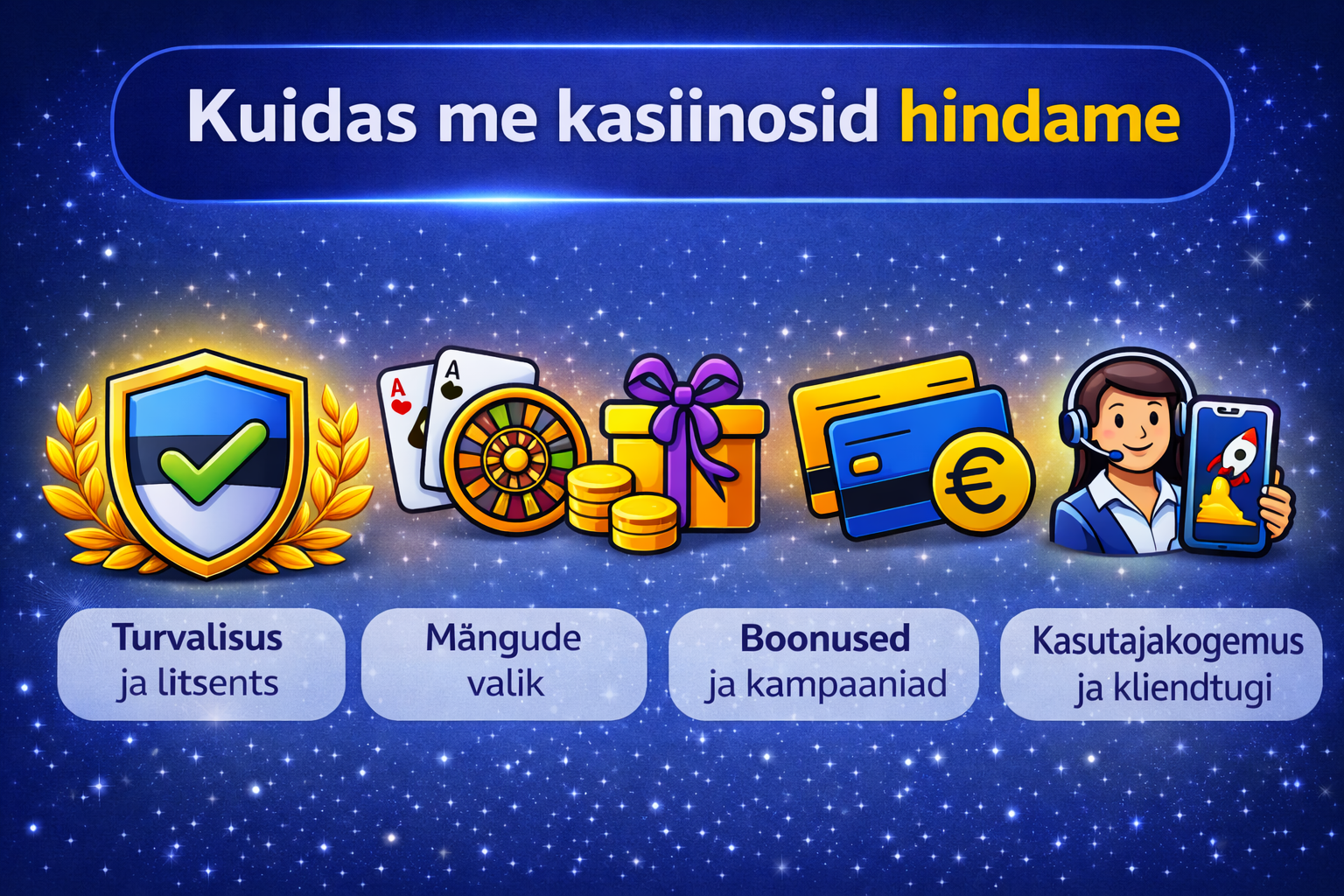 Kuidas me kasiinosid hindame