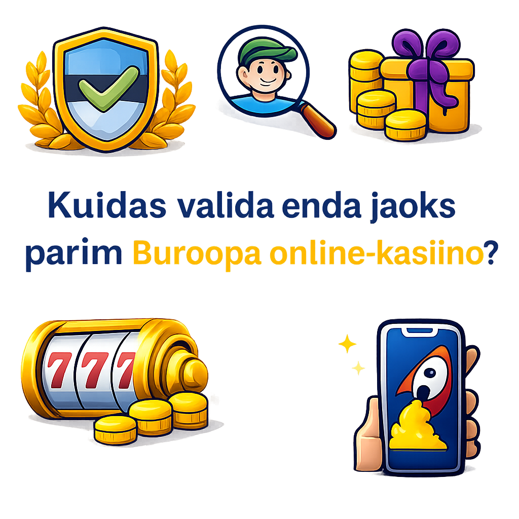 Kuidas valida enda jaoks parim Euroopa online-kasiino?
