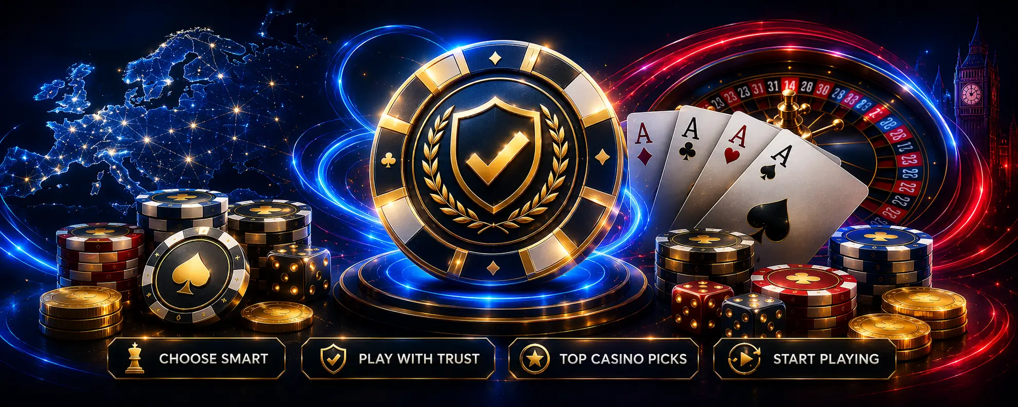 Best Online Casinos in Europe and the UK